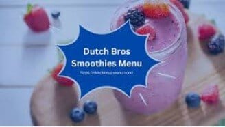 Dutch Bros Smoothies Menu with Prices 2025 1 Dutch bros Smoothies menu 1