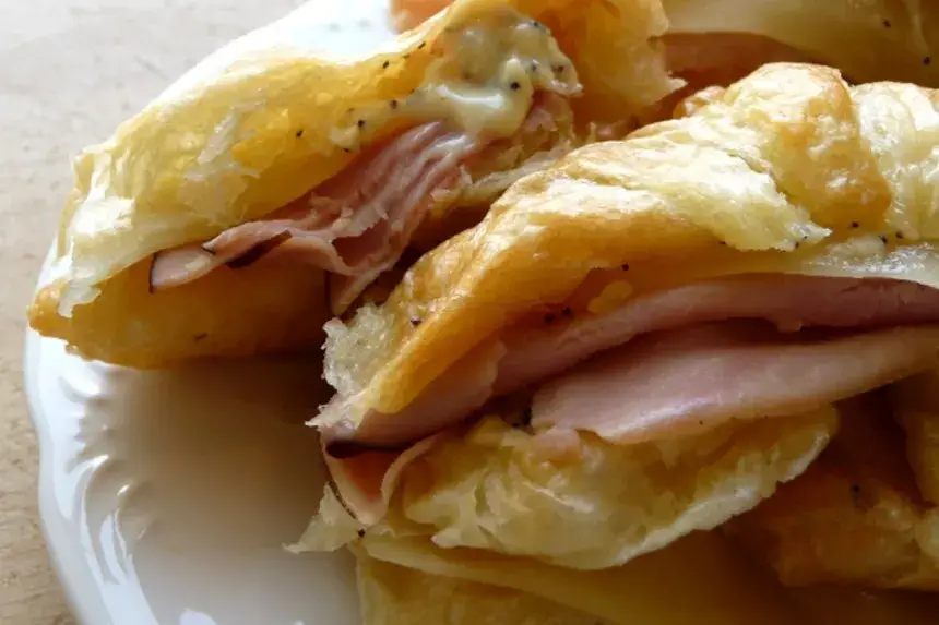 Variations of Ham and Cheese Croissant Calories Breakfast
